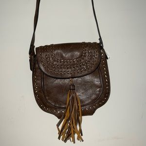 Brown crossover bag